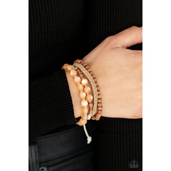 Down Homespun Orange Bracelet (222) - Picture 1 of 2